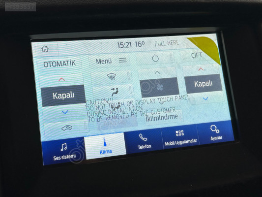 2018 ÜZERİ FORD RANGER TEYP MODÜLÜ KOMPLE ORJİNAL ÜRÜN SET