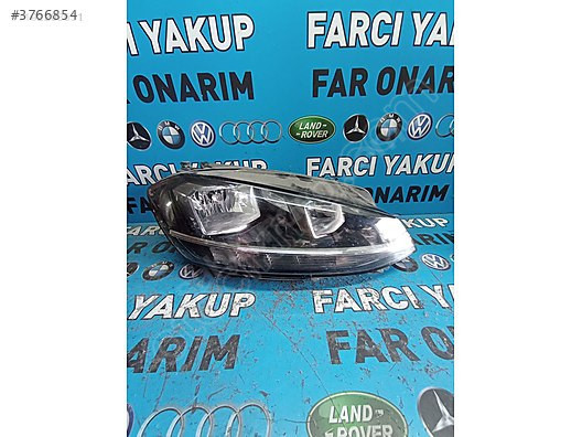VOLKSWAGEN GOLF 7.5 SAĞ ÖN FAR ALTTAN LETLİ