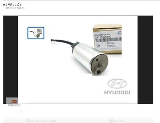 BENZİN OTOMATİĞİ (BLUE 14-18) (İ30 16- ) (ELANTRA 16-) (İ20 15-).