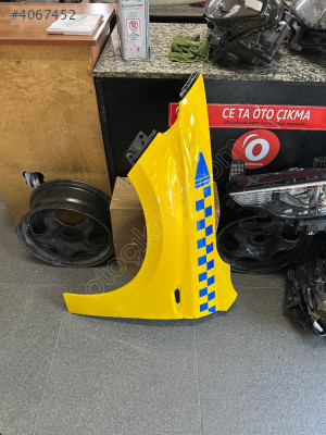 FİAT EGEA SOL ÖN ÇAMURLUK ÇIKMA ORJİNAL SARI BOYAMADAN TAK