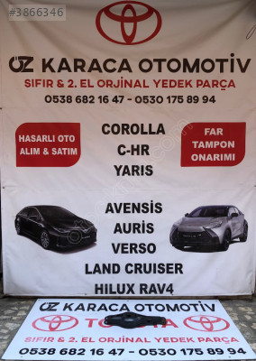 2019-2025 TOYOTA COROLLA ÇIKMA ORJINAL ARKA SALINCAK