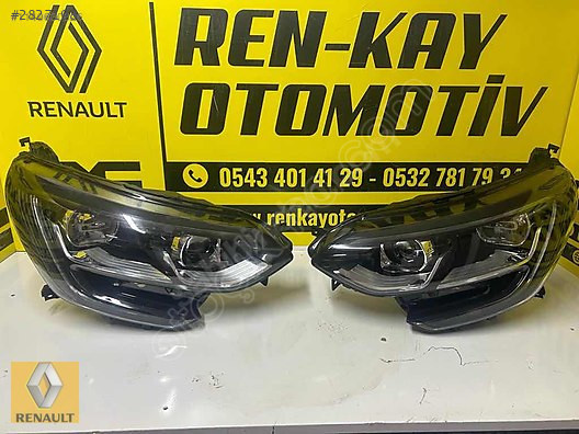 Orjinal Çıkma Renault Megane 4 Touch Sağ-Sol Far Renkay