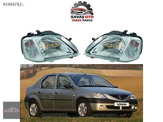 LOGAN ÖN FAR SAĞ SOL 2005-2008 ADET FİYAT 6001546789