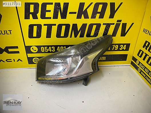 260607934R RENAULT TRAFİC 3 SOL FAR ORJ ÇIKMA RENKAY OTO KOCAELİ