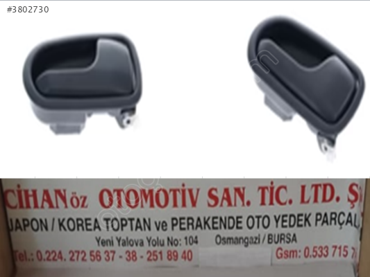 MAZDA 323 İÇ KAPI KOLU SAĞ-SOL 1994-2000 MZ2535-R-L
