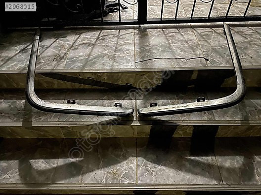MERCEDES W116 ORJİNAL ARKA TAMPON BABALARI SAĞ-SOL ÇIKMA TEMİZ