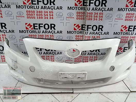 TOYOTA COROLLA ÖN TAMPON ÇIKMA ORJİNAL PARÇA 2007-2010