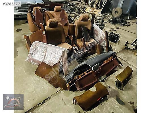 MERCEDES W126 1.SERİ ORJ. ARKA TAVAN KARTONU BORDO RENK TEMİZ