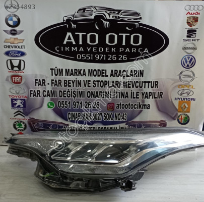 TOYOTA CHR ORJİNAL ÇIKMA SOL FAR