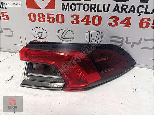 TOYOTA COROLLA DÜZ SAĞ DIŞ STOP ÇIKMA ORİJİNAL PARÇA 2019-2024