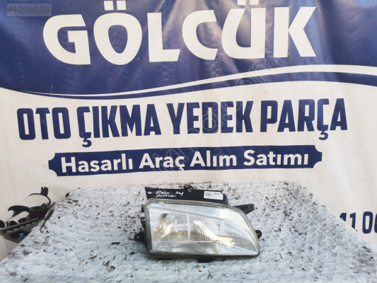 086376 Peugeot Partner 1996/2002 Sağ Ön Far ORJİNAL