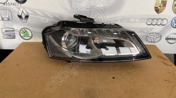 2008-2012 Audi A3 Orjinal Sağ Xenon Far - Çıkma ve Hatasız