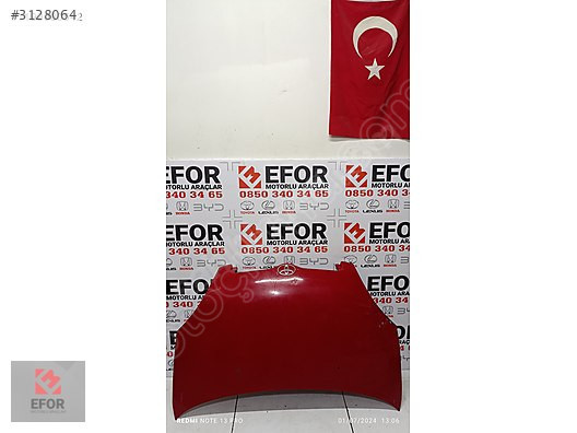 TOYOTA YARİS MOTOR KAPUTU ÇIKMA ORJİNAL YEDEK PARÇA 00-05