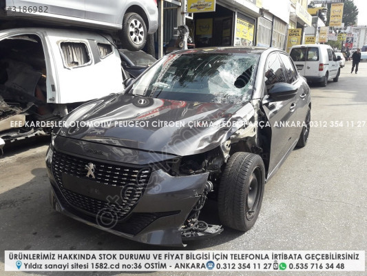 peugeot 208 çıkma kesme dolu tavan (p21e kasa 2020-2024 arası)