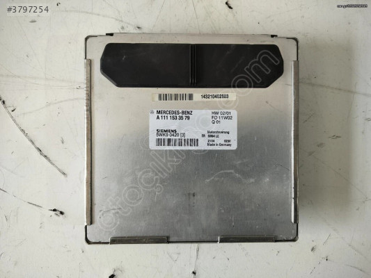 Mercedes C200 2001 Motor Beyni / A1111533579 / 5WK90420 SIM4 L