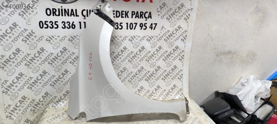 TOYOTA COROLLA 2013 2018 SAĞ ÖN ÇAMURLUK ÇIKMA ORJİNALSEDEFLİ
