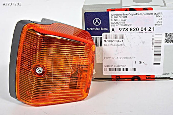 MERCEDES BENZ ATEGO SAĞ ÇAMURLUK SİNYALİ AMPÜLLÜ 97-03