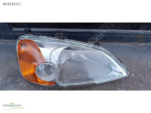 HONDA CIVIC ÇIKMA ORJİNAL HATASIZ SAĞ FAR 2001 - 2003