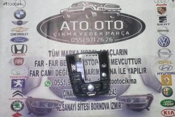 Audi A6 Vites Multimedya Konsolu   orjinal cikma