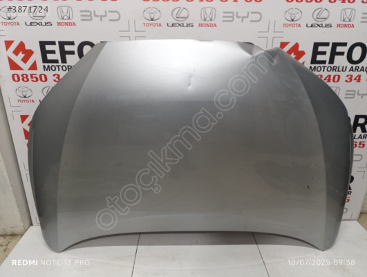 TOYOTA COROLLA CROSS MOTOR KAPUT ORJİNAL ÇIKMA YEDEK PARÇA 2023