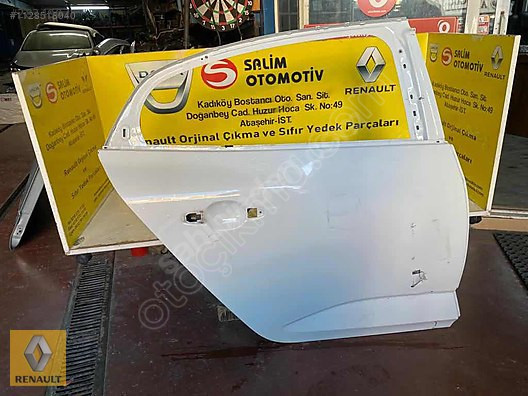 Orjinal Çıkma Megane 4 Sağ Arka Kapı ve Ek Parçalar