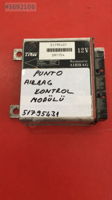 FİAT PUNTO AİRBAG KONTROL MODÜLÜ ORJ ÇIKMA 51795431