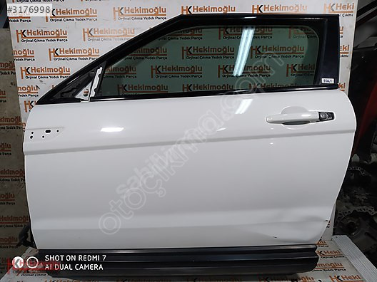 RANGE ROVER EVOQUE SOL ÖN KAPI BOYASIZ BEYAZ (3 KAPI KASA)