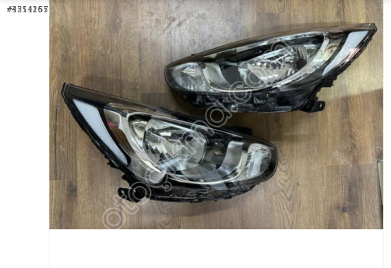 2011-2014 Hyundai Accent Blue Sağ/Sol Motorlu Far 92101-102-1R04