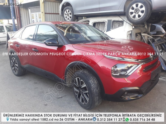 citroen c4 c41 kasa çıkma yedek parça ankara (2020 - 2024 arası)