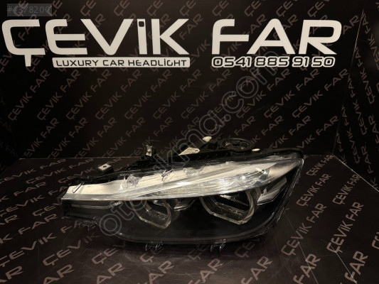 BMW F30 3 SERİSİ 2014-2017 SOL LCI FAR SİYAH ZEMİN