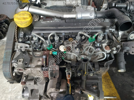 Dacia duster 1.5 dci 85 hp euro 4 önden marşlı motor