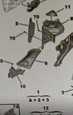 Peugeot rifter ön tekerlek davlumbazı sağ 9877592580