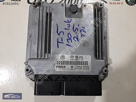 070906016-0281010732 TRANSPORTER 2.5 TDI 130 EDC16U1 MOTOR BEYNİ