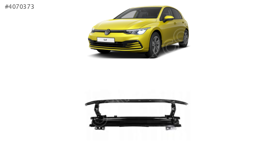 5H0807109A VW GOLF8 2020 ÖN TAMPON DEMİRİ