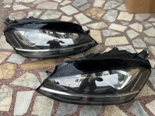 VW GOLF 7 ÇIKMA ORJİNAL HATASIZ U LED SAĞ SOL ÖN FAR BD2