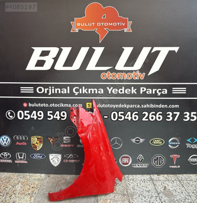 Vw polo sol ön çamurluk kırmızı 2010-2016