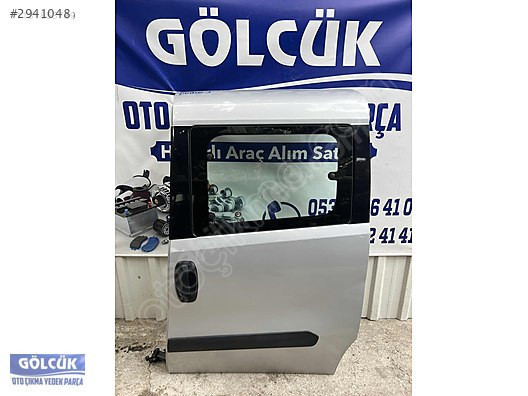 Fiat Doblo 3 - 4 Sol Sürgülü Kapı Gri ORJİNAL
