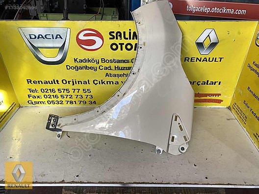 Renault Captur Çıkma Sol Ön Çamurluk ve Diğer Orijinal Parç