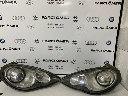 PORSCHE PANAMERA SAĞ SOL FAR TAKIMI ORJİNAL DOLU BEYİNLİ