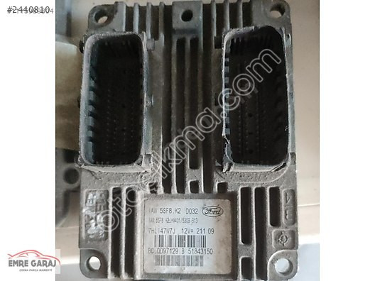 Ford  fiesta için Motor Beyni - 7HL147W7J - 51843150 Oto Parças