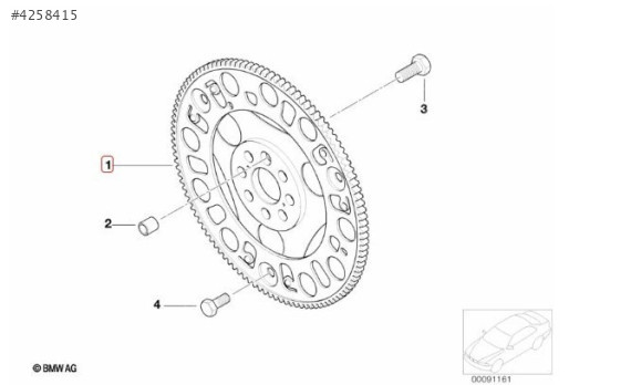 BMW E46 E87 E90 M47 ÇIKMA VOLANT DİŞLİSİ 11227787298 7787298