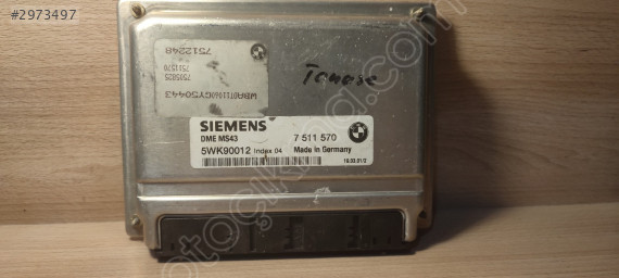 BMW E46 MOTOR BEYNI 5WK90012