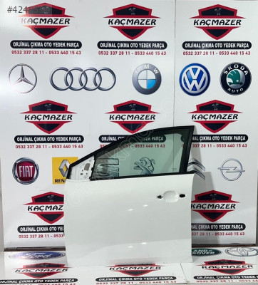 DACİA SANDERO SOL ÖN KAPI BEYAZ HATASIZ BOYASIZ ÇIKMA