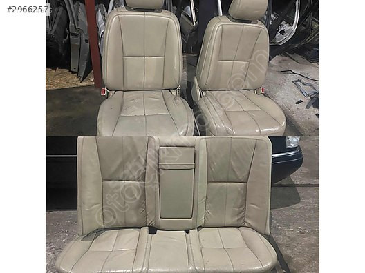 MERCEDES W221 S-CLASS ORJİNAL BEJ DERİ KOLTUK TAKIMI EKSİKSİZ