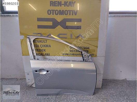 806748318R RENAULT MEGANE 4 SAĞ ÖN KAPI ORJ ÇIKMA RENKAY KOCAELİ