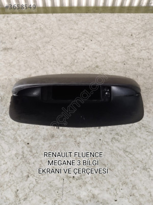 RENAULT FLUENCE MEGANE 3 BİLGİ EKRANI VE ÇERÇEVESİ