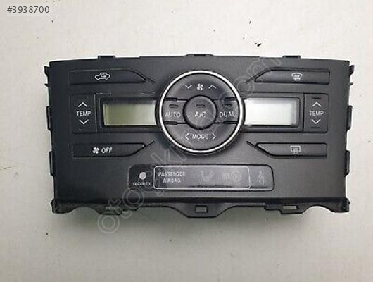 TOYOTA AURIS ÇIKMA ORJİNAL KLİMA KONTROL PANELİ
