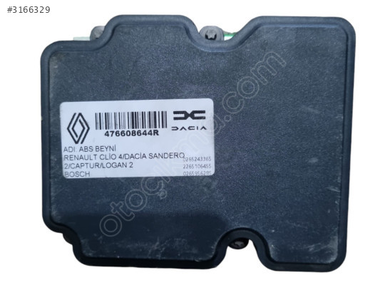 476608644R 0265243366 2265106455 0265956285 ABS BEYNI CLIO IV CAP