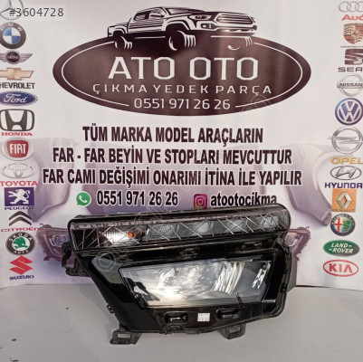 SKODA KAMİQ ORJİNAL SOL ÖN FAR - ÇIKMA PARÇA