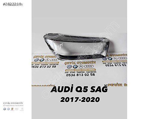 AUDİ Q5 2017-2020 SAĞ FAR CAMI